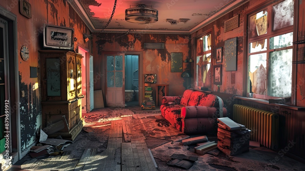 Surrealistic World. AI generated art illustration. Surrealistic World. AI generated art illustration.