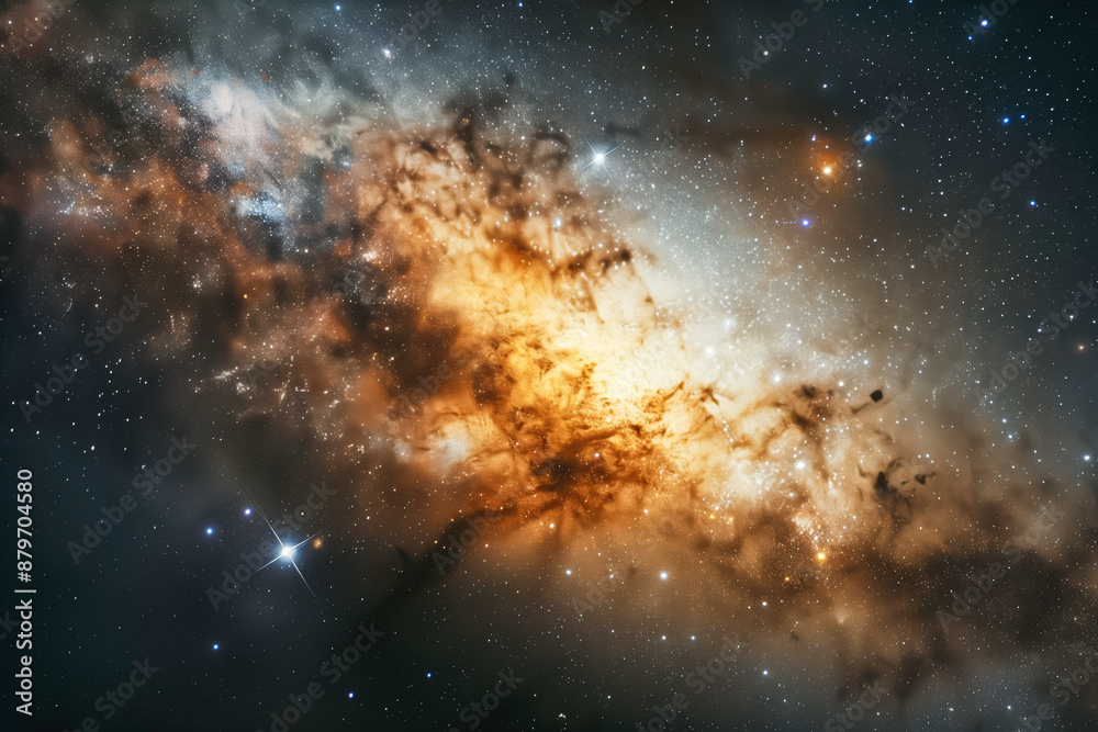 Space, bright galaxy Space, bright galaxy