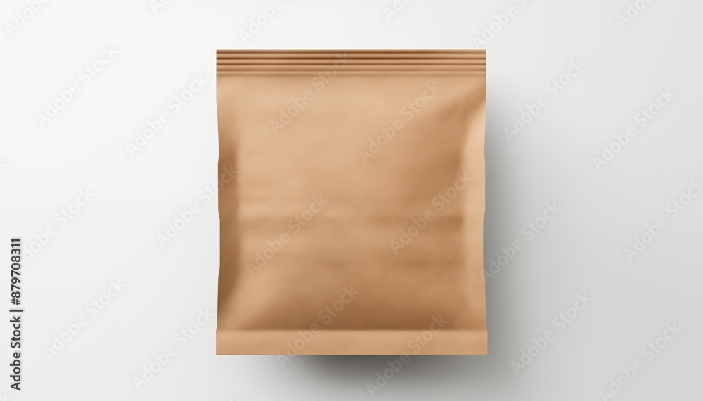 brown paper bag isolated on white brown paper bag isolated on white