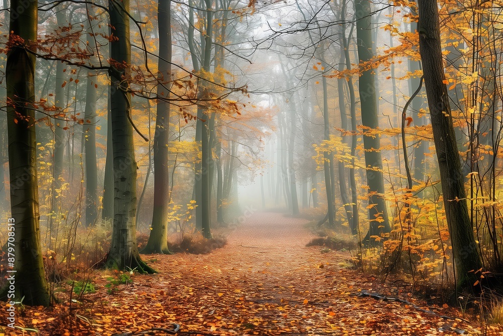 Fototapeta premium autumn in the forest