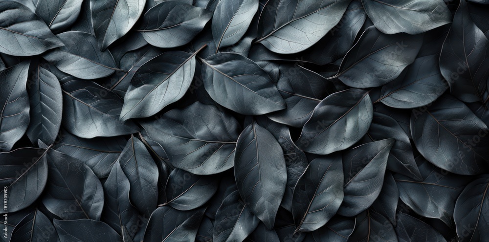 Dark Green Leaves Background Texture Dark Green Leaves Background Texture