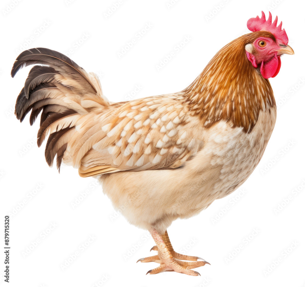 Fototapeta premium PNG Hen chicken poultry animal.