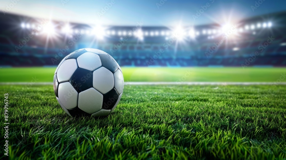 Obraz premium Downloadable soccer stadium backgrounds , Virtual soccer stadium backgrounds , Sports photography , Sports graphic design