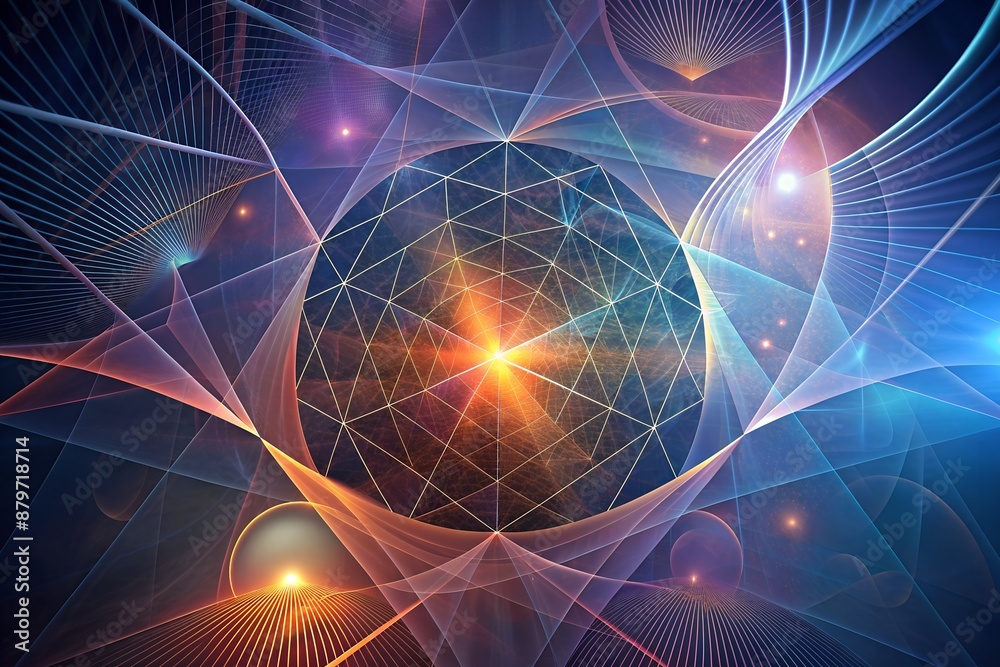 Fototapeta premium visualization of fractal realms