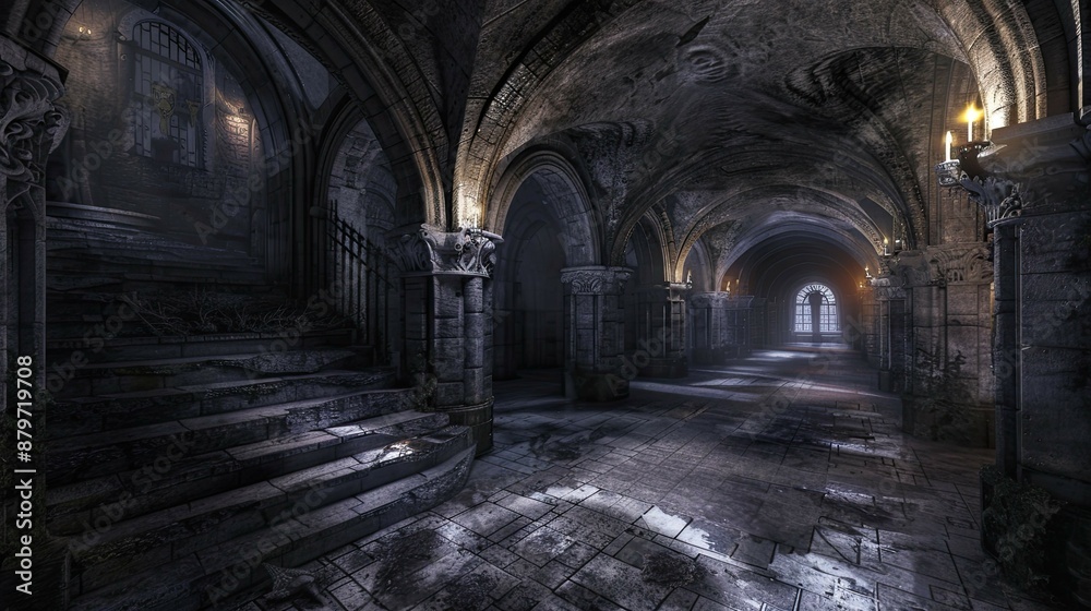 Neopunk Architecture Environment. AI generated art illustration. Neopunk Architecture Environment. AI generated art illustration.