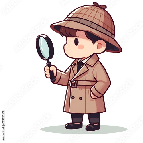 a child detective on the hunt for a thief. Generative ai