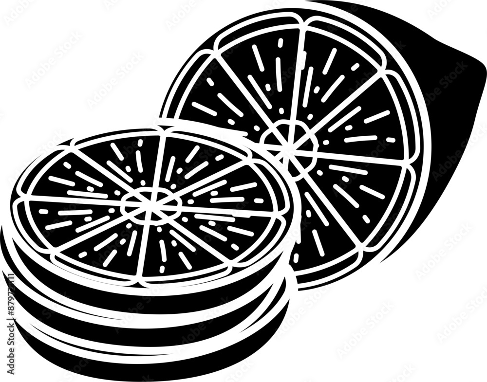 Lemon illustration vector Lemon illustration vector