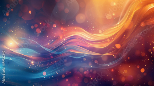 abstract fluid fire bacground