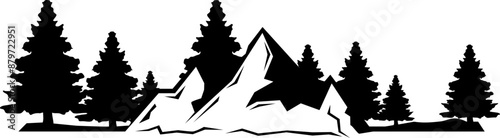 Mountain and Forests Landscape