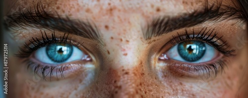 A person with a determined expression, their eyes set on achieving their goals and dreams.
