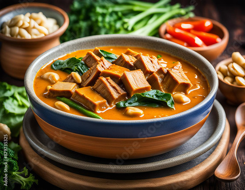 Kare-Kare - Filipino peanut based stew photo