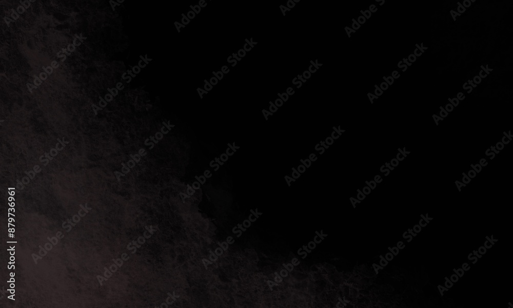 Black abstract background, rough textured with the paint brush tool. Create empty space for adding text, graphs, or images for media design.