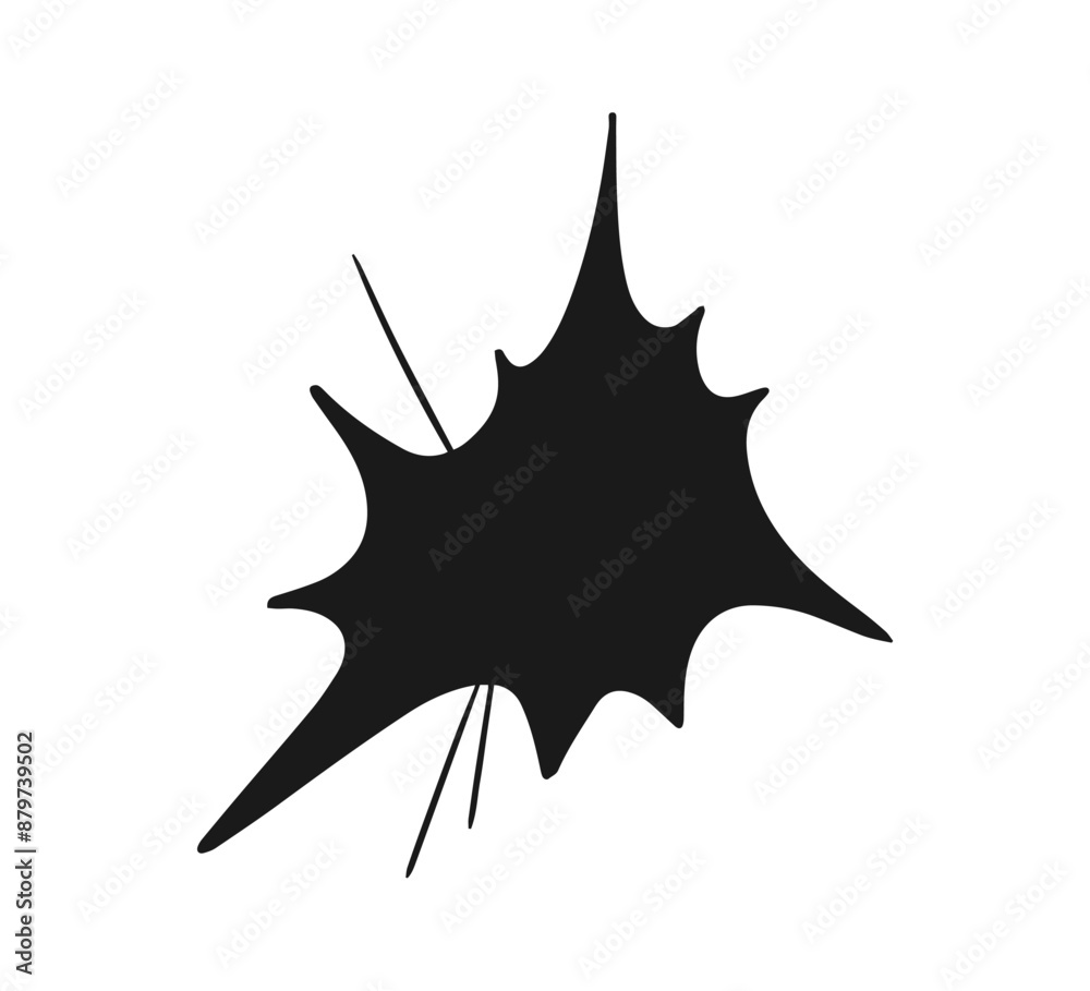 Collection of Sharp Explosion Speech Bubble Silhouettes. Vector illustration. flat vector collection isolated on white background Collection of Sharp Explosion Speech Bubble Silhouettes. Vector illustration. flat vector collection isolated on white background