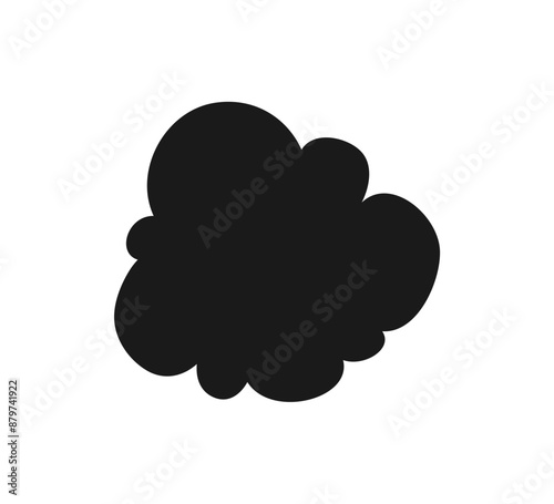 Collection of comic cartoon line bomb explosion silhouettes. Hand drawn cartoon explosion bomb effect, splash, smoke fun elements. Explosion speech bubble with text pow, boom, omg