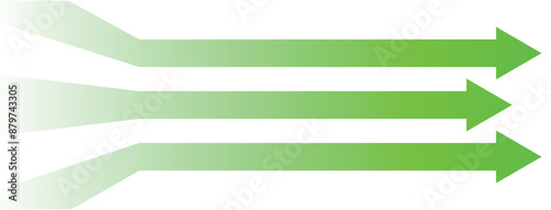 Black on white abstract perspective line stripes arrow .eps10