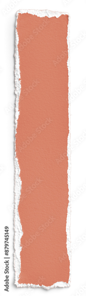 Fototapeta premium Terracota Handmade Paper Strip 2