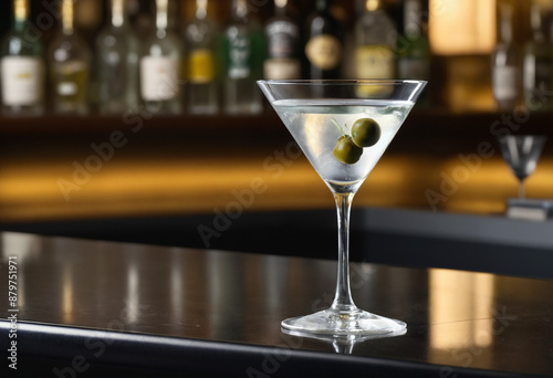 Martini in a chilled glass