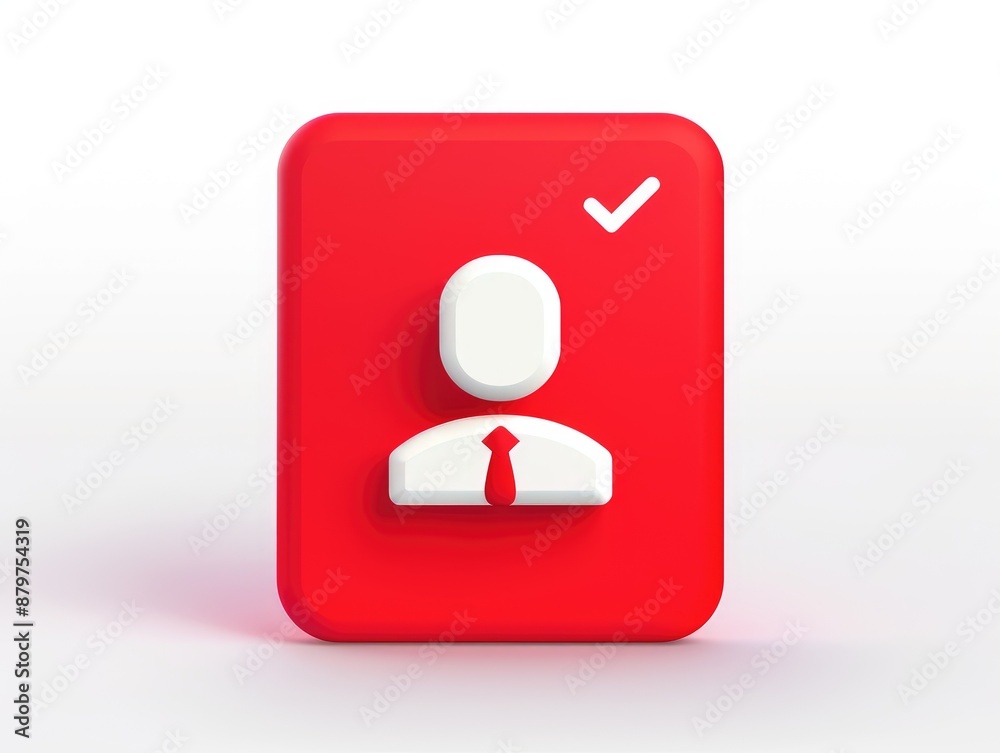 red information button