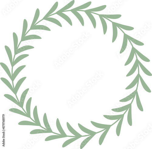 Botanical Wreath - Leaves Nature