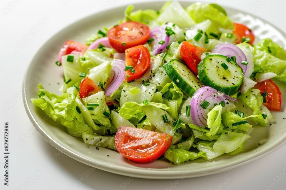 Tangy Does House Salad with Chives and Cracked Black Pepper Tangy Does House Salad with Chives and Cracked Black Pepper