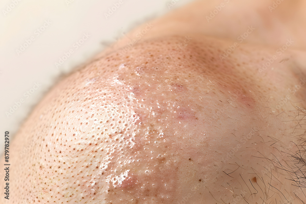 Fototapeta premium melanoma rash on shoulder