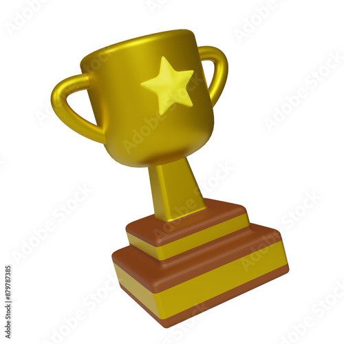 3D Trophy Cup