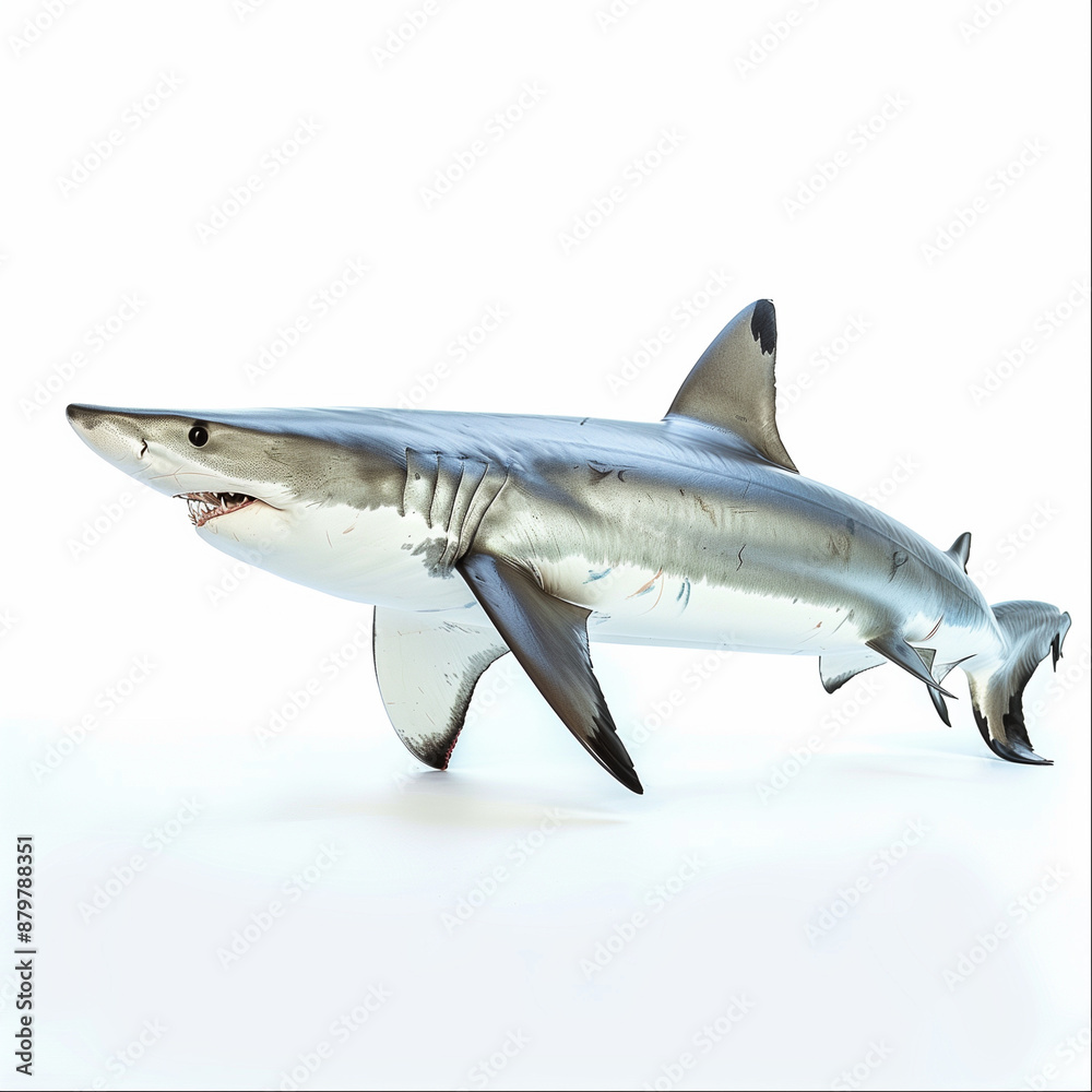 Fototapeta premium Animal Portrait: Shortfin Mako Shark, Realistic Photography