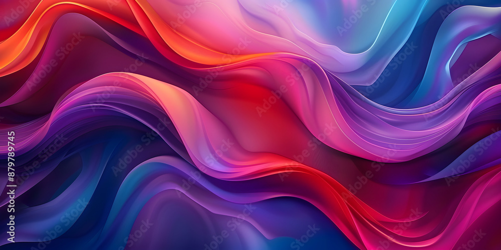 Rainbow Waves Abstract Background Rainbow Waves Abstract Background