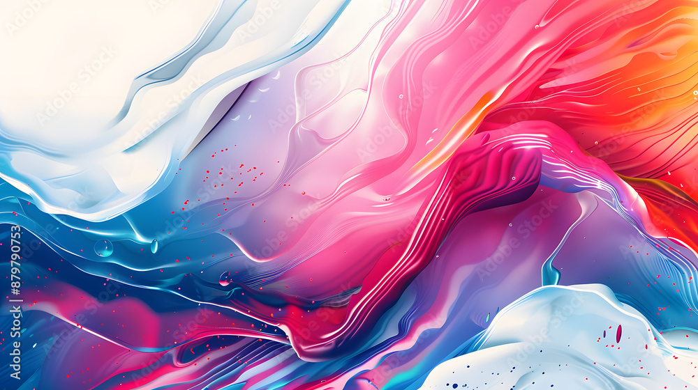 Obraz premium Abstract liquid background with fluid texture.