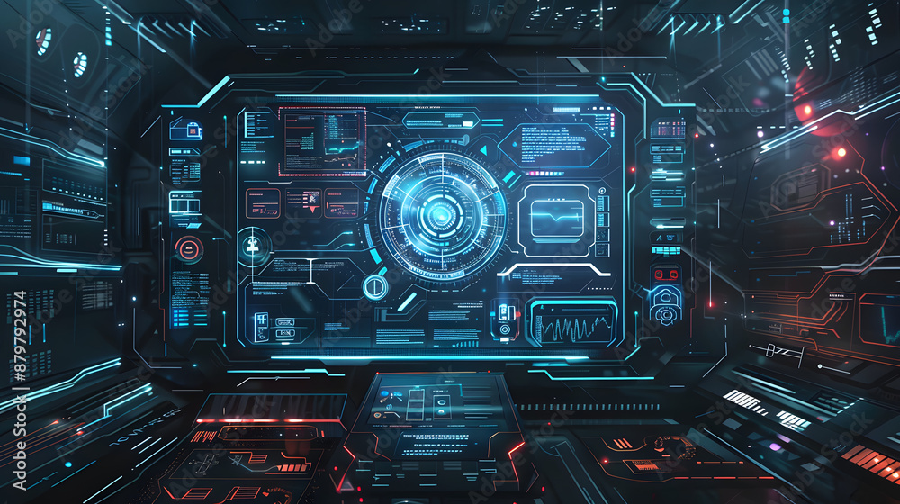 Futuristic Neon Interface: A Vibrant, Glowing Digital Screen Displaying Abstract Data in a High-Tech Cyberpunk Holographic Design Ready to use command prompt box Futuristic Neon Interface: A Vibrant, Glowing Digital Screen Displaying Abstract Data in a High-Tech Cyberpunk Holographic Design Ready to use command prompt box