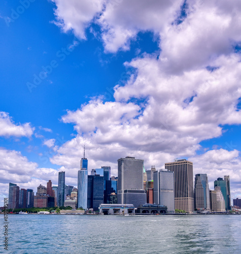 Obraz na płótnie The Manhattan, New York City, New York skyline. w salonie