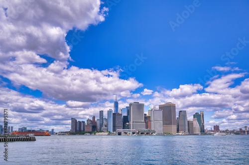 Obraz na płótnie The Manhattan, New York City, New York skyline. w salonie