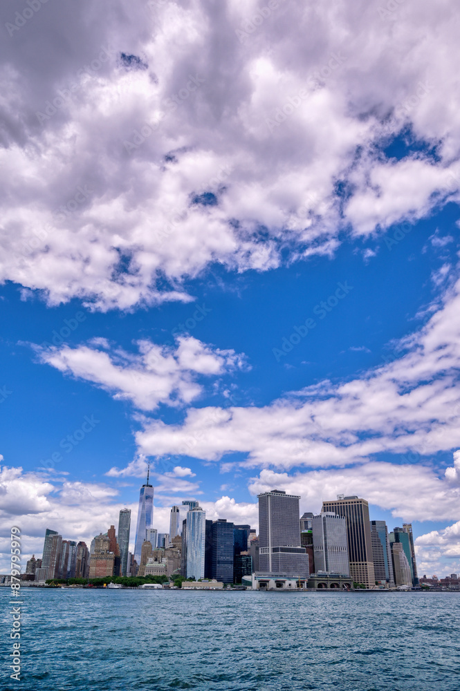 The Manhattan, New York City, New York skyline.
