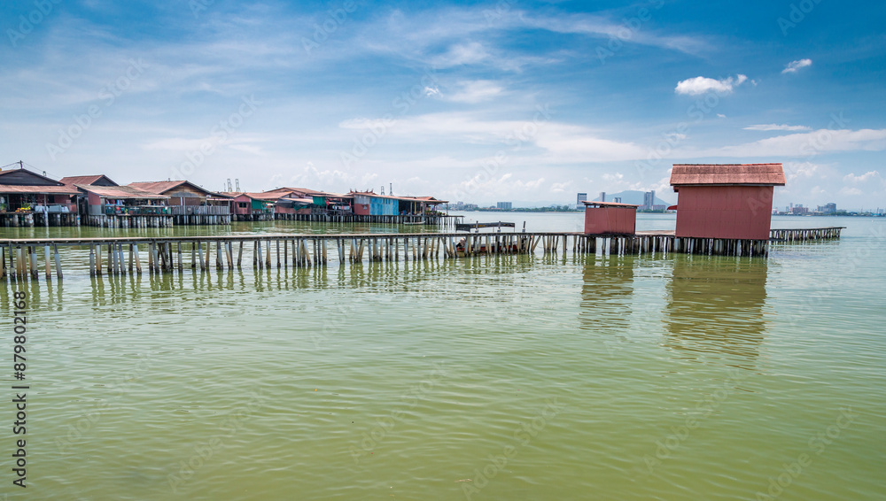 The Clan Jetties of Georgetown,Penang Island,Malaysia. The Clan Jetties of Georgetown,Penang Island,Malaysia.