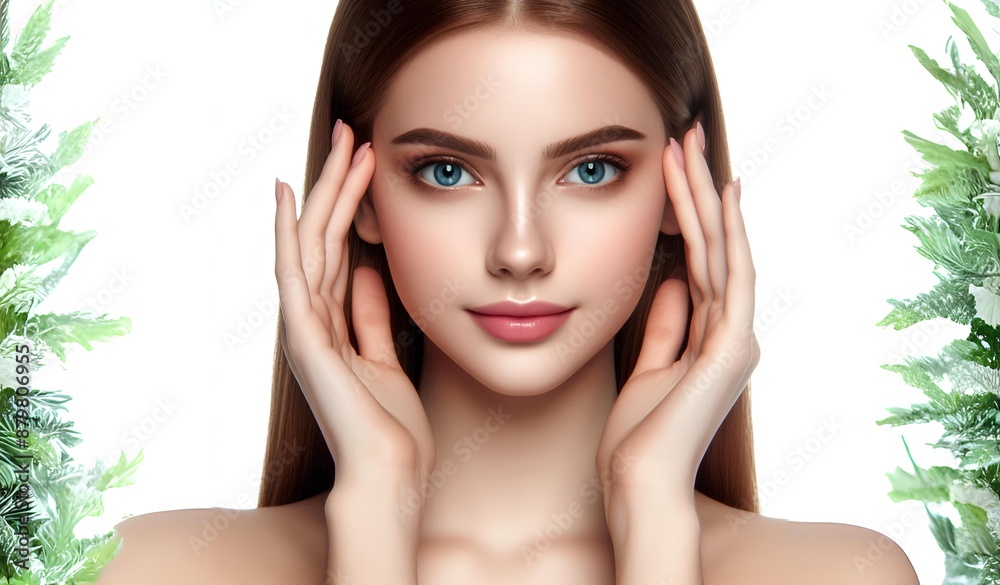 Girl with beautiful, clear skin Girl with beautiful, clear skin