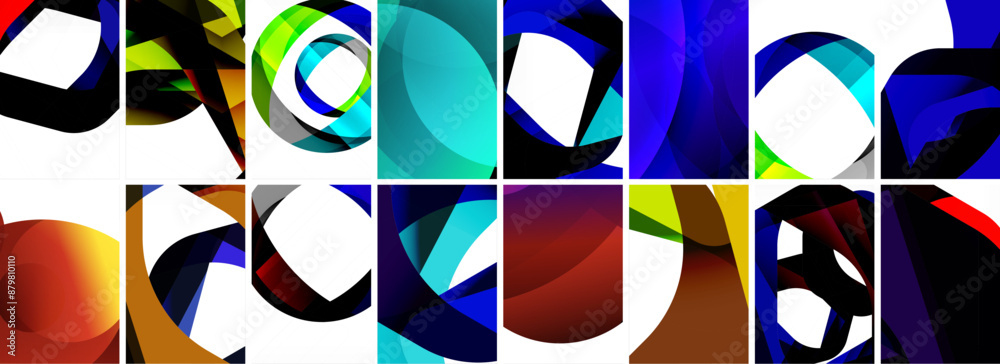 Collection of abstract background with waves, colorful shapes and 3d shadow effect. Vector Illustration For Wallpaper, Banner, Background, Card, Book Illustration, landing page Collection of abstract background with waves, colorful shapes and 3d shadow effect. Vector Illustration For Wallpaper, Banner, Background, Card, Book Illustration, landing page