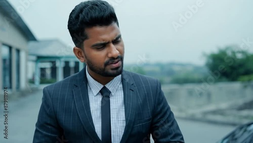 Wallpaper Mural Shady Businessman in Suit Generative AI Torontodigital.ca