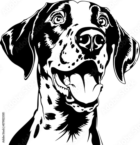 Shorthaired Pointer   | Dog Silhouette | Black SVG | High Detail |