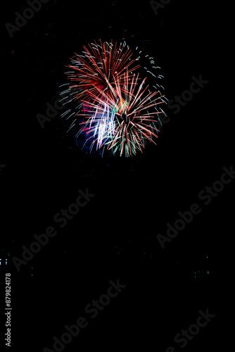  Beautiful fireworks in the night sky #84