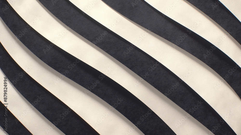 Obraz premium Black and White Striped Background