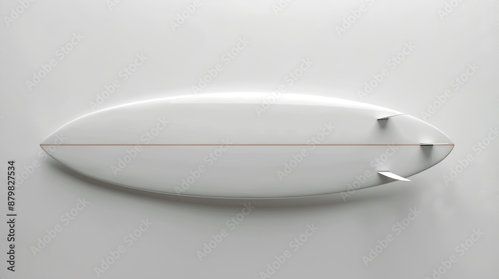 white surfboard on white background white surfboard on white background