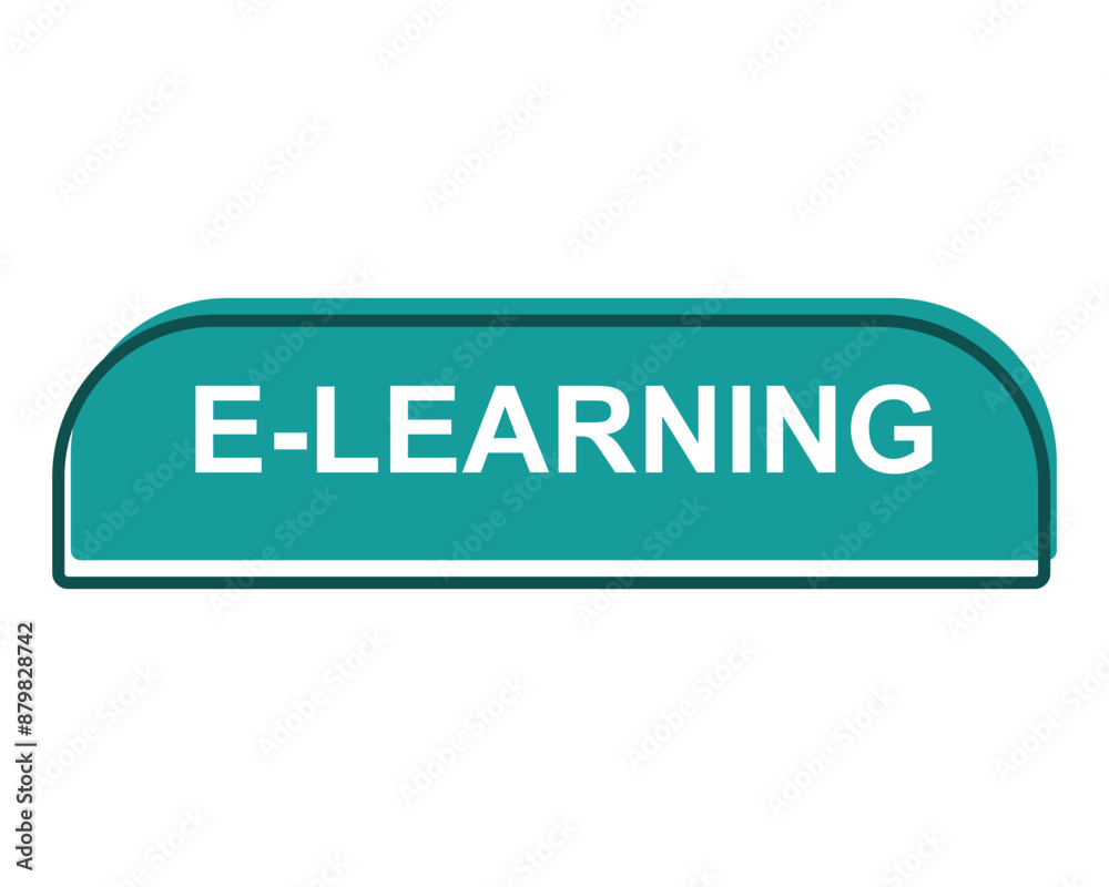 e learning button on white background. e learning button sign e learning button on white background. e learning button sign