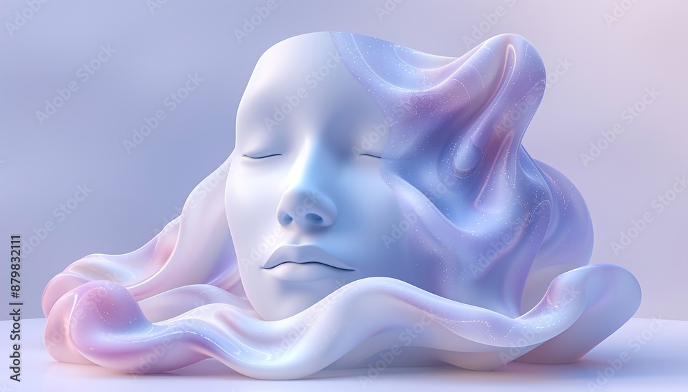 Naklejka premium the person in a dress