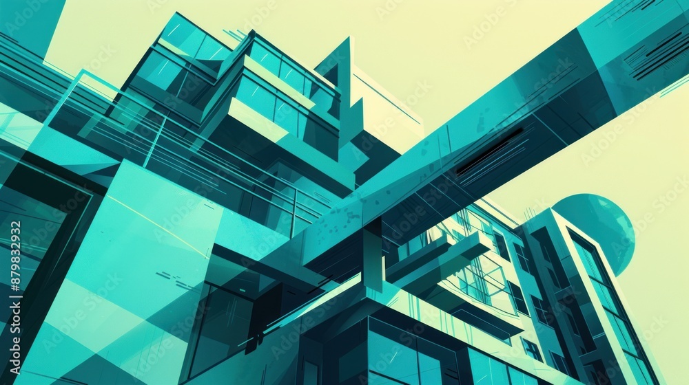 Obraz premium Futuristic Architectural Design