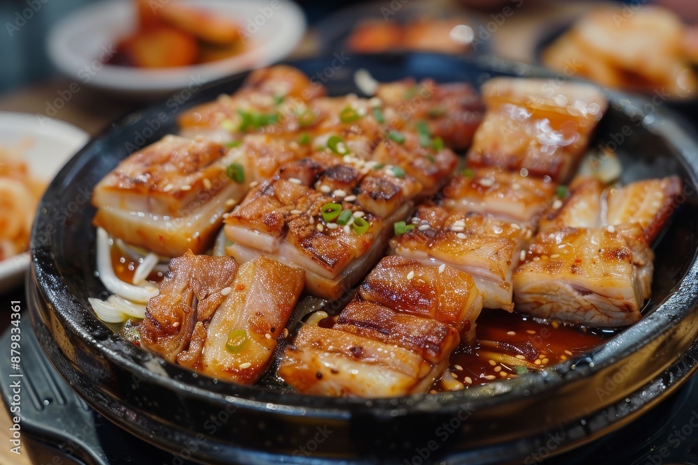 Korean grilled pork belly Korean grilled pork belly