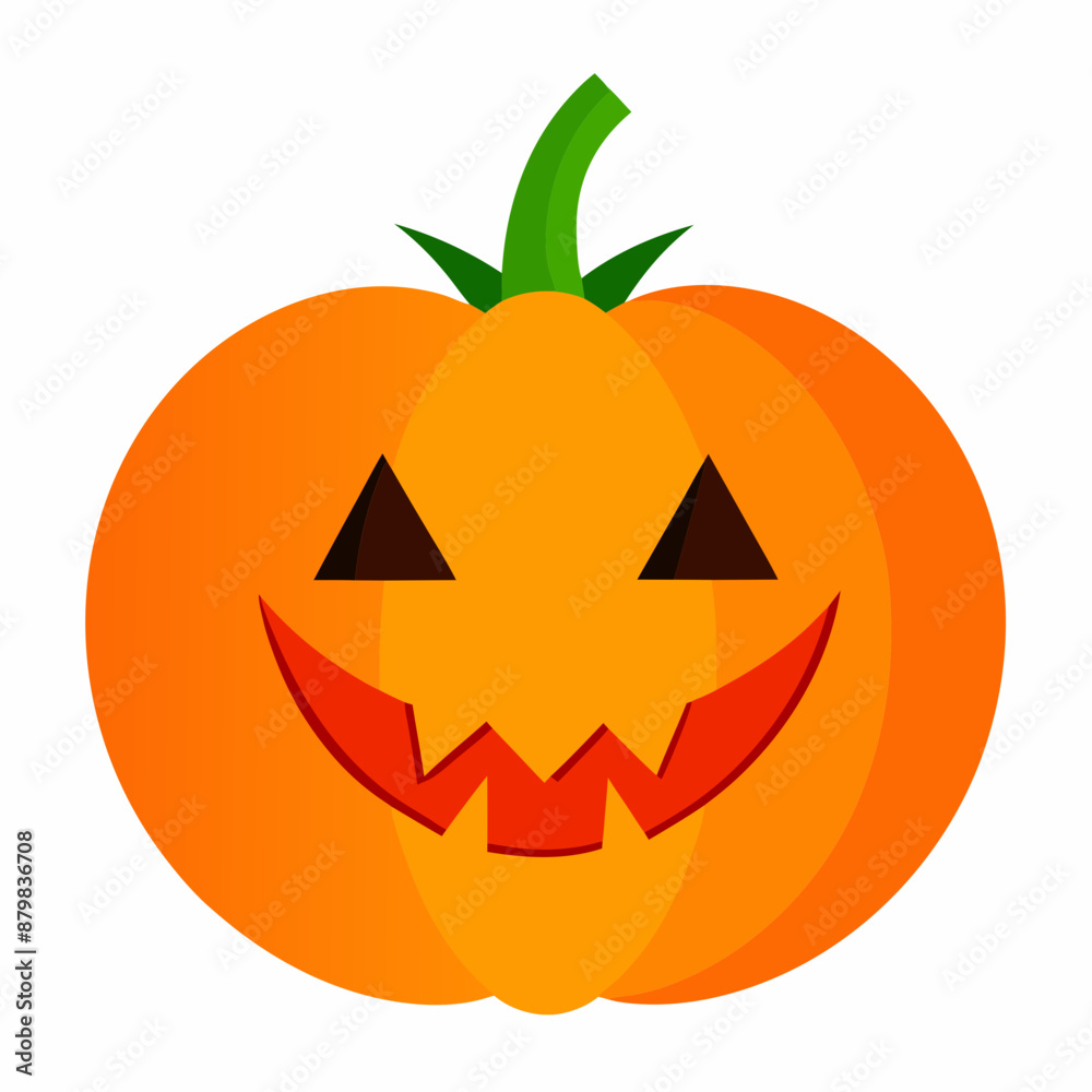 Halloween Pumpkin on white background Halloween Pumpkin on white background