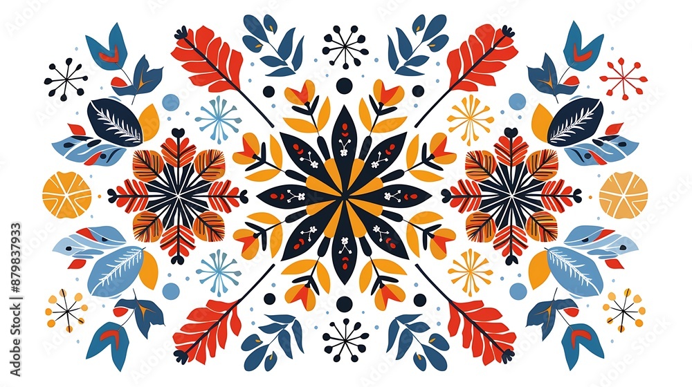 Seamless floral textile wallpaper pattern Seamless floral textile wallpaper pattern