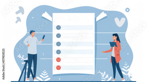Professional quality check survey answer list with options from
