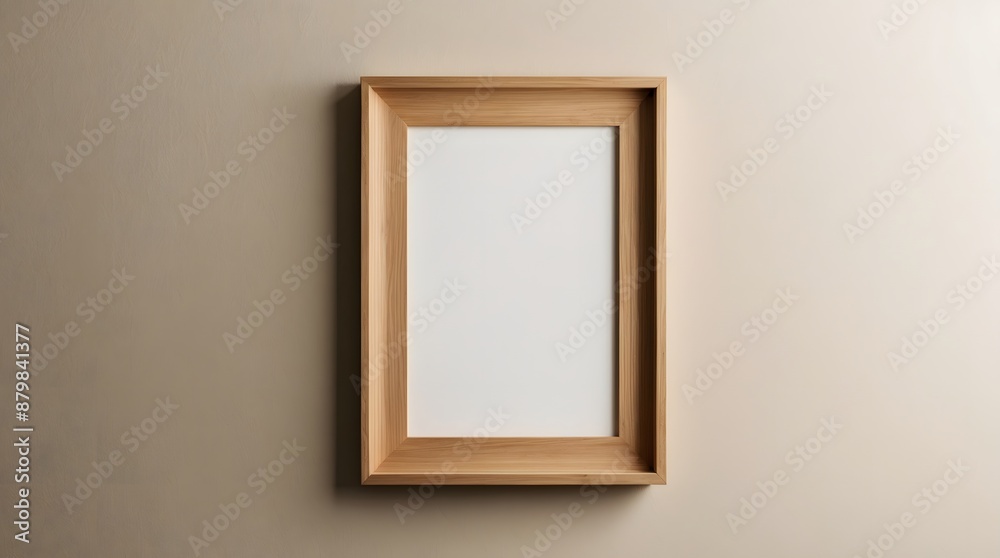 A photo frame on the wall in a minimalist design