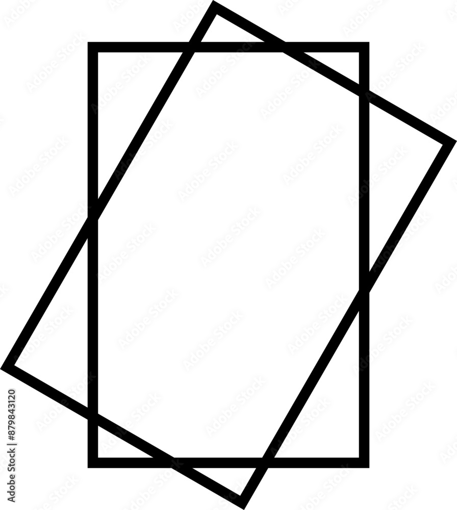 Fototapeta premium Rectangle - Graphic Vector 
